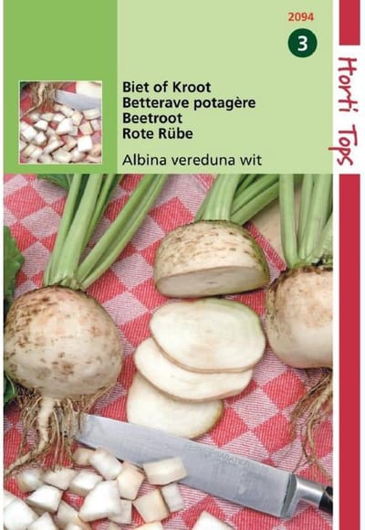 Hortitops - Bieten Albina Vereduna wit 3 gram