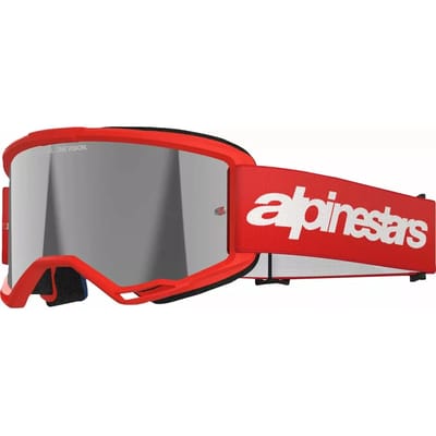 Alpinestars Vision 3 Motorcross Bril | Rood