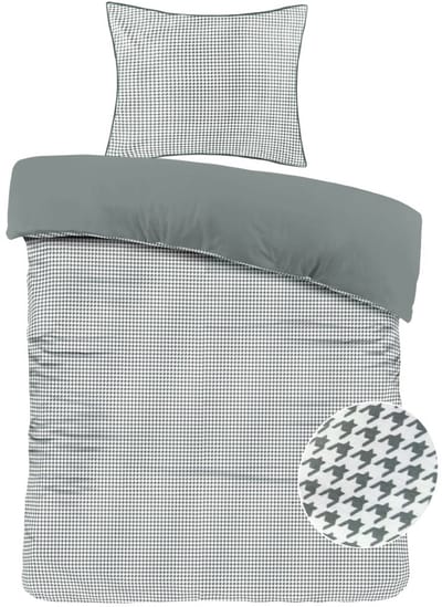 Papillon Joep Dekbedovertrek - Eenpersoons - 140x200/220 cm - groen