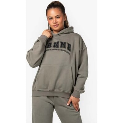 FAMME Équilibre Oversized Hoodie Green L