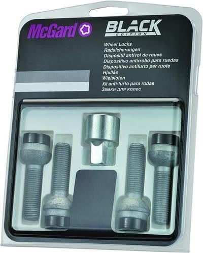 Zwarte Slotboutenset M14x1.50 voor Velgen - 4 Stuks - Lengte 45mm