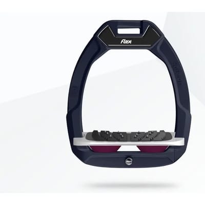 Veiligheidselementen voor paardrijden, Schuin Ultra Grip Bruin/grijs/paars Flex-On Safe-On