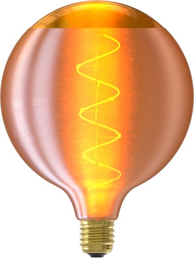 Calex Silk Series LED Lamp - G125 - Goud - E27 - 4W - Dimbaar