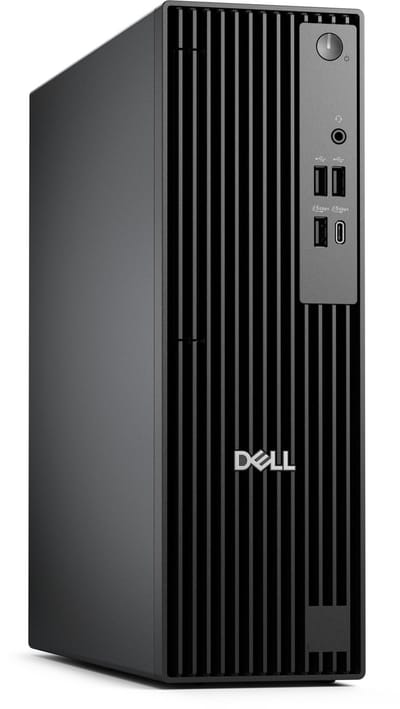 DELL Pro QCS1250 Intel® Core™ i3 i3-14100 16 GB DDR5-SDRAM 512 GB SSD Windows 11 Pro Slim PC PC Zwart