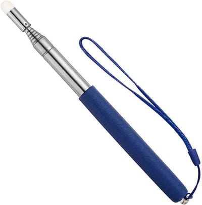 Telescopische Aanwijzer - Presentatie Stick - Klaslokaal Presenteren - 7-delig Uitschuifbaar - 100 cm - Zwart