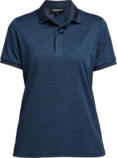 Tenson TXlite Melange Polo 465018061 - Donkerblauw - XS