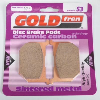 Plaquette de frein Gold Fren pour Moto Suzuki 1200 GV Madura 1985 à 1986 AVG/AVD / GLF/GLF2/GLG Neuf