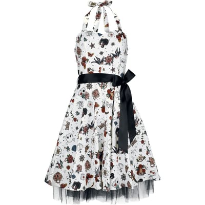 Rock Rebel by EMP - Rock Midi-jurk - Free Spirit Kleid - S tot XXL - voor Vrouwen - wit