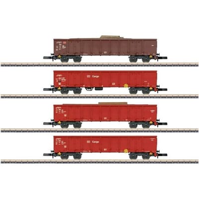 Märklin 82542 Z 4-delige set hoogborderwagens Schrotttrein van de DB AG