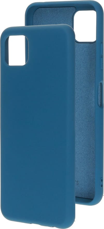 Mobiparts hoesje geschikt voor de Samsung Galaxy A22 5G - Siliconen - Blauw