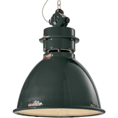 Ferroluce Hanglamp C1750 met keramische kap, zwart
