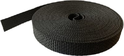 Optrekband 14 mm, 7 meter Zwart