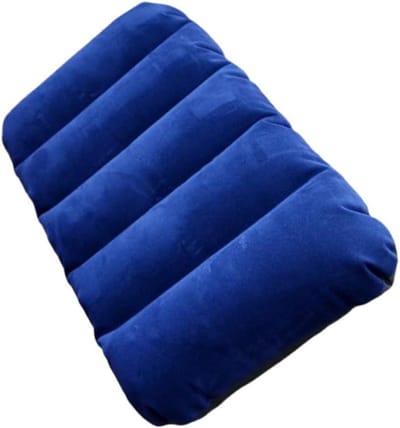 INOOMP Draagbare Kampeerkussen Opblaasbare Zachte Kussen Voor Een Dutje Stoelrugkussen Lichtgewicht Comfortabel