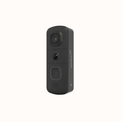 Swann EVO Video Deurbel - Slimme Video Deurbel - SwannShield™ AI Voice Assistant - 2K ultra HD video - Accu - Nachtvisie - Geen Abonnement