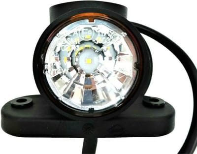 Led Begrenzingslamp - Omtrekverlichting Aanhanger - Veilig Verkeer - Universele Spanning - 64x38x100 mm - Wit Geel Rood