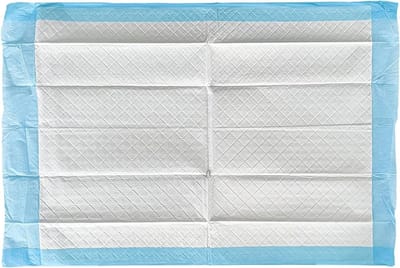 25 stuks verzorgingsdocumenten 60 x 90 cm 6-laags eenmalig onderdeel babyonderlegger incontinentieonderlegger puppenonderlegger - extra absorberend comfort incontinentie onderlegger