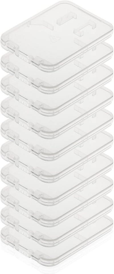 Opbergdoosjes voor Geheugenkaarten SD MMC MicroSD, Set van 10 Stuks