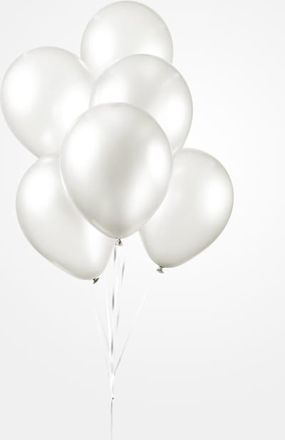 10 Balloons 12″ pearl wit - Thema Feest Party Ballon