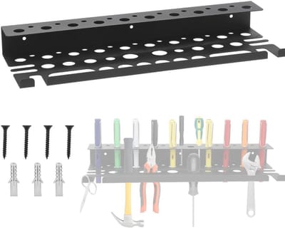 Wandgemonteerde Gereedschapsopslag voor Handgereedschap – 40 cm – Ideaal voor Schroevendraaiers en Moersleutels