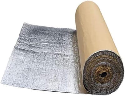 Isolatie Folie - Warmte Reflectie - Energie Besparen - Zelfklevend Materiaal - 1x5m - Zilver