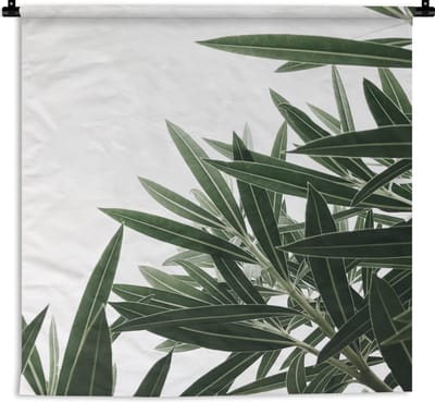 Wandkleed - Wanddoek - Natuur - Planten - Bladeren - 180x180 cm - Wandtapijt
