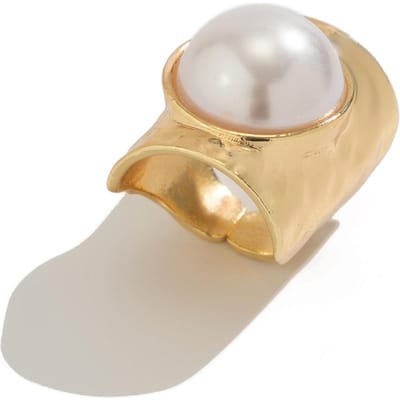 Overdreven Onregelmatige Brede Ring Voor Vrouwen, Verstelbare Geometrische Ring, Elegante Sieraden, Dames Ring Accessoires goud