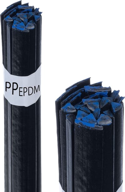 Kunststof Lasdraad - Lasstaaf PP/EPDM - Kunststof Reparatie - Twee Vormen - 50g 42cm - Zwart