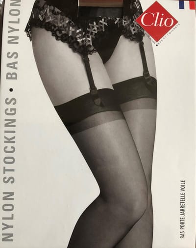 Clio Kousen - Jarretel Kousen - Kousen - Glad Boord - 100% Nylon - 15 Den. - T2 - Small - Rood