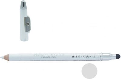 Leticia Well - Soft Oogpotlood - Wit - Met puntenslijper en smudger/blender/vervager - Nummer 33214 - 1 Stuks