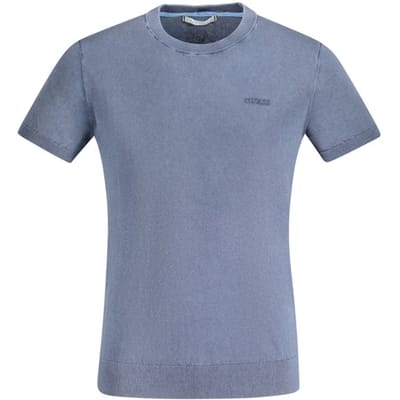 GUESS Cornell Washed Ss T- Cave Blue Taglia: L | Magliette basic Outlet | Uomo | Blu