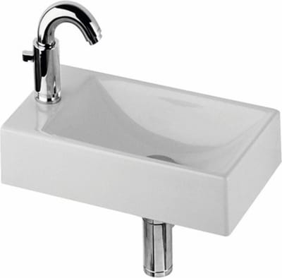 Sphinx Serie 420 Fontein Toilet Links - 40 x 23 cm - Keramiek - Wit