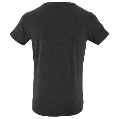 SOLS Heren Regent Polycotton Slim T-Shirt (Houtskoolmelange)