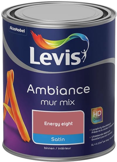 Levis - Ambiance Mur Satin Mix - Energy Eight - Mengverf - 1 L