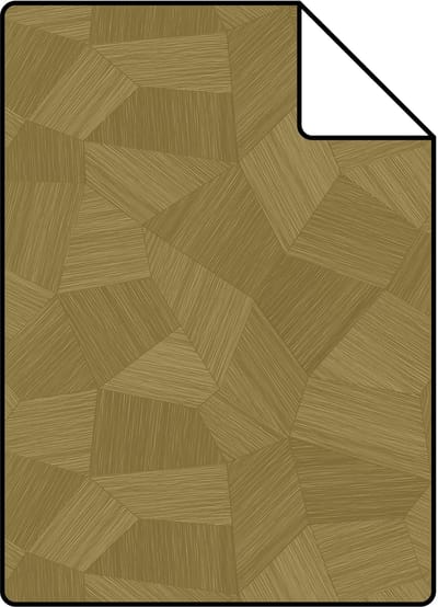 Proefstaal Origin Wallcoverings behang grafisch 3D motief goud - 26,5 x 21 cm - 347822-S
