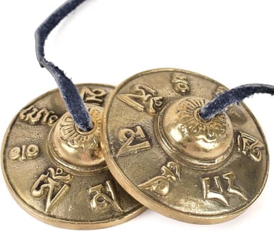 Meditatie Tingsha Bekkenset met Trekkoord voor Mindfulness en Ontspanning