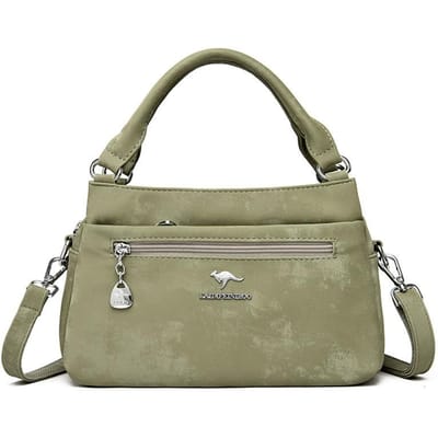 Nieuwe Stijl van Eénschouder Crossbody Tas voor Vrouwen van Middelbare en Oudere Leeftijd, Eenvoudige en Veelzijdige Schoudertas gray
