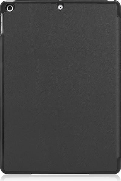 Hoes - Geschikt voor Apple iPad 9 (2021) - 10.2 inch - 9e Generatie - Dun & Stevig - Trifold Bookcase - Hard Cover - Hardcover Book Case - Tablet Hoesje - Zwart