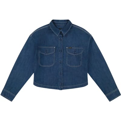 Lee 112370962 Overhemd Met Lange Mouwen Blauw XS Vrouw