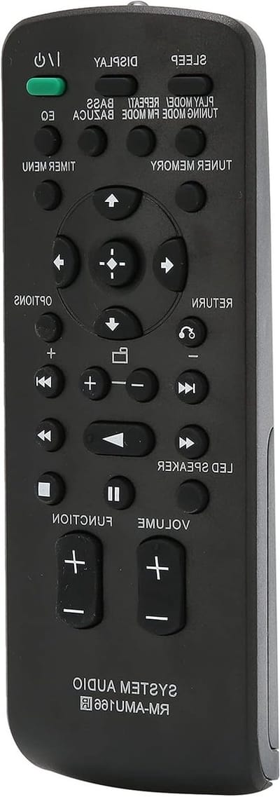 Vervangende Afstandsbediening voor Hifi Apparatuur - Compatibel, Gebruiksvriendelijk en Betrouwbaar