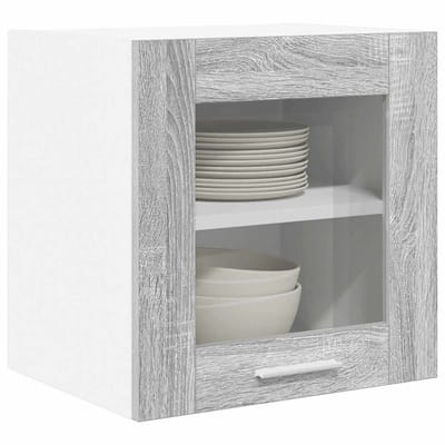 vidaXL - Hangkast - Grijs - Sonoma - 40 - x - 31 - x - 40 - cm - Bewerkt - hout