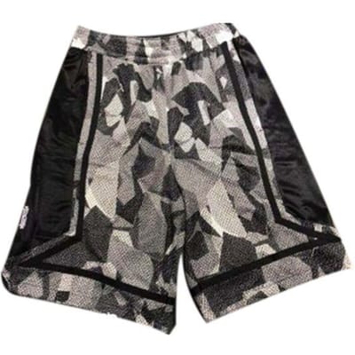 Nike Short de sport à empiècements latéraux camouflage pour homme, bas camouflage-gris AJ3456-104 XXXXL gray