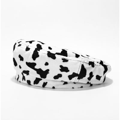 Wzcx Zebra Patroon Lente Herfst Zwart Wit Meisje Baret Schilder Hoed Mode Nieuwe Luipaard Dames Hoed Pet One Size black