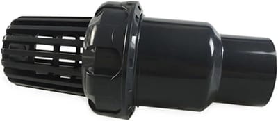 Bodemklep - Voetklep - Waterinlaat - Plastic mand ontwerp - 3/4 inch - Grijs