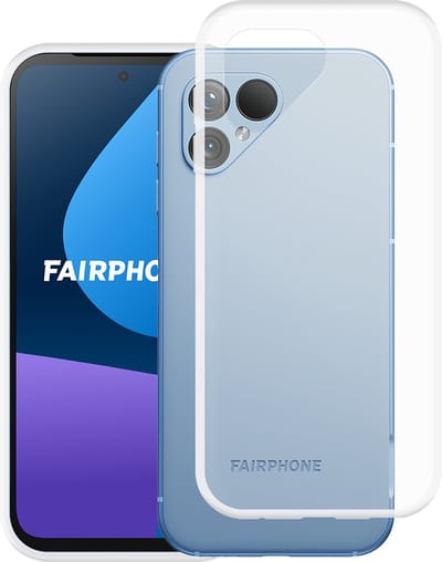 Cazy hoesje geschikt voor Fairphone 5 Hoesje Siliconen - Flexibele Case - Transparant