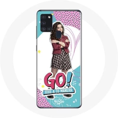 Coque Samsung Galaxy A21S Poursuis Tes Rêves Zoe Caletián Go! Vive a tu manera