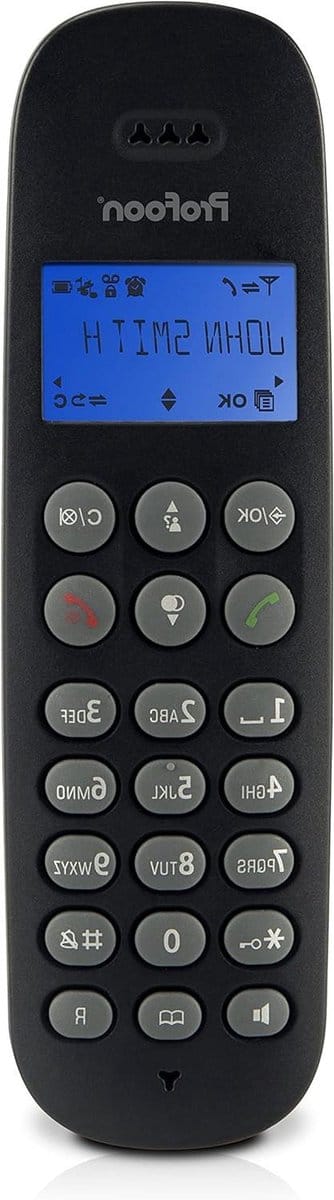 Draadloze DECT Telefoon - Analoge telefoon Huistelefoon - Thuisgebruik - GAP compatibel - 100 uur standby - Zwart
