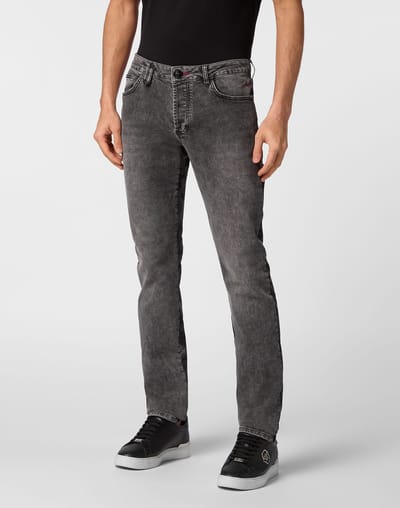 Jeans Recht Model Camouflage