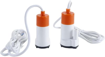 Dompelpomp Laagspanning - Waterpomp Elektrisch - Water Verplaatsen - Stil en Trillingsarm - 12 LPM - Oranje