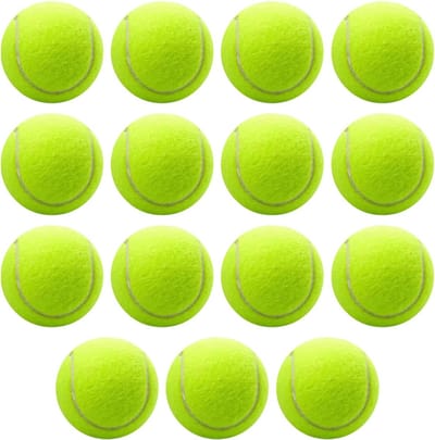 15 Stuks Tennisballen voor Beginners en Honden, Ideaal voor Tennislessen en Spelletjes Buiten