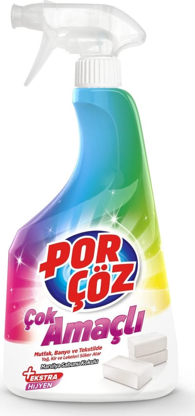 Porçöz Hygiënische Multifunctionele Spray Marseillezeep Geparfumeerd 750 ml